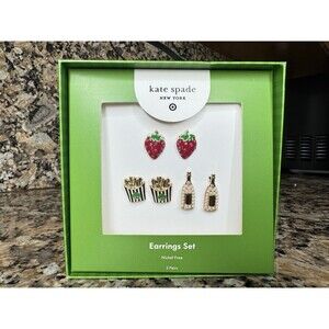 LIMITED EDITION Mixed Novelty Stud Earrings 3pk - kate spade new york x Target